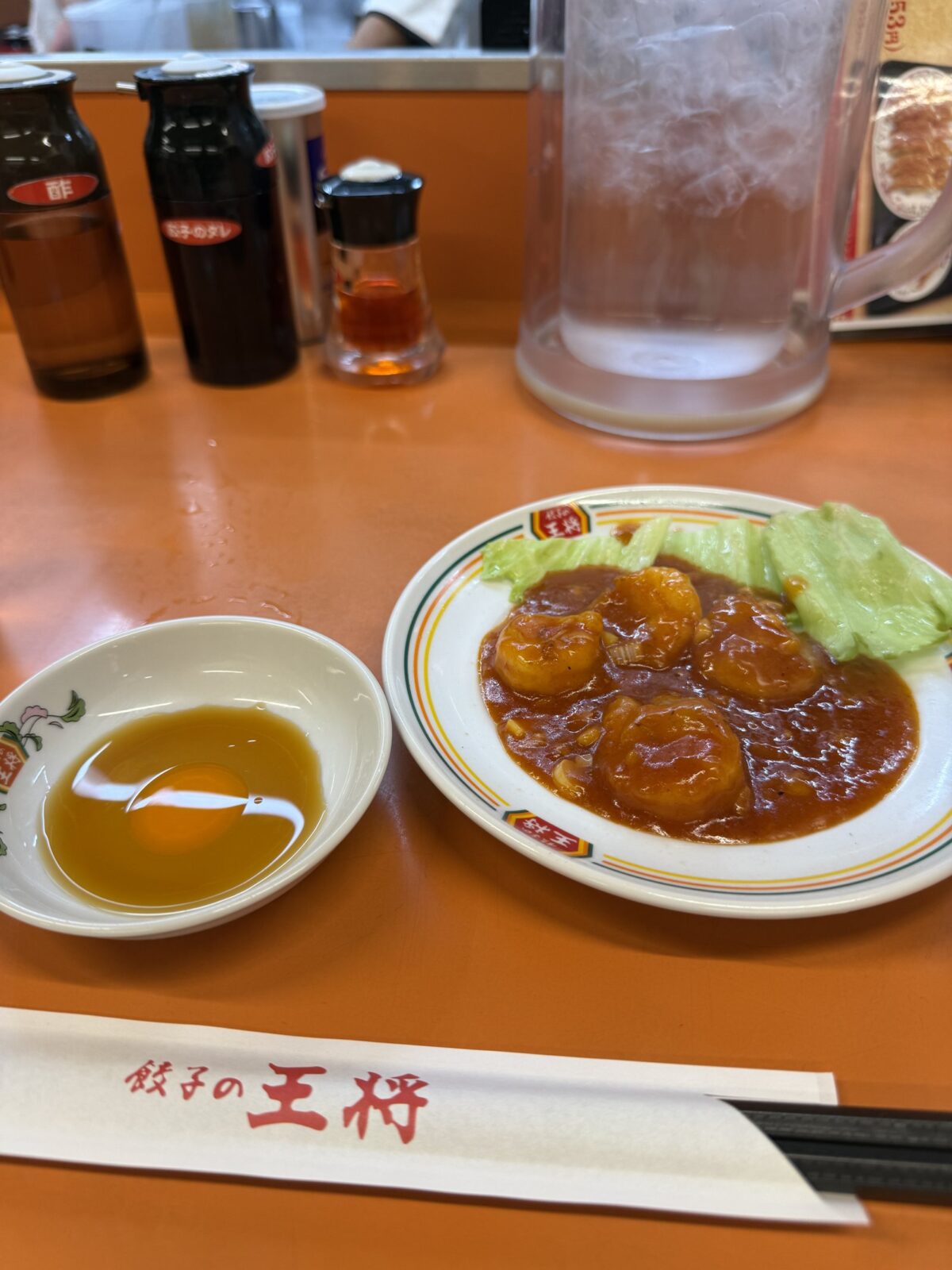 餃子の王将 エビチリ