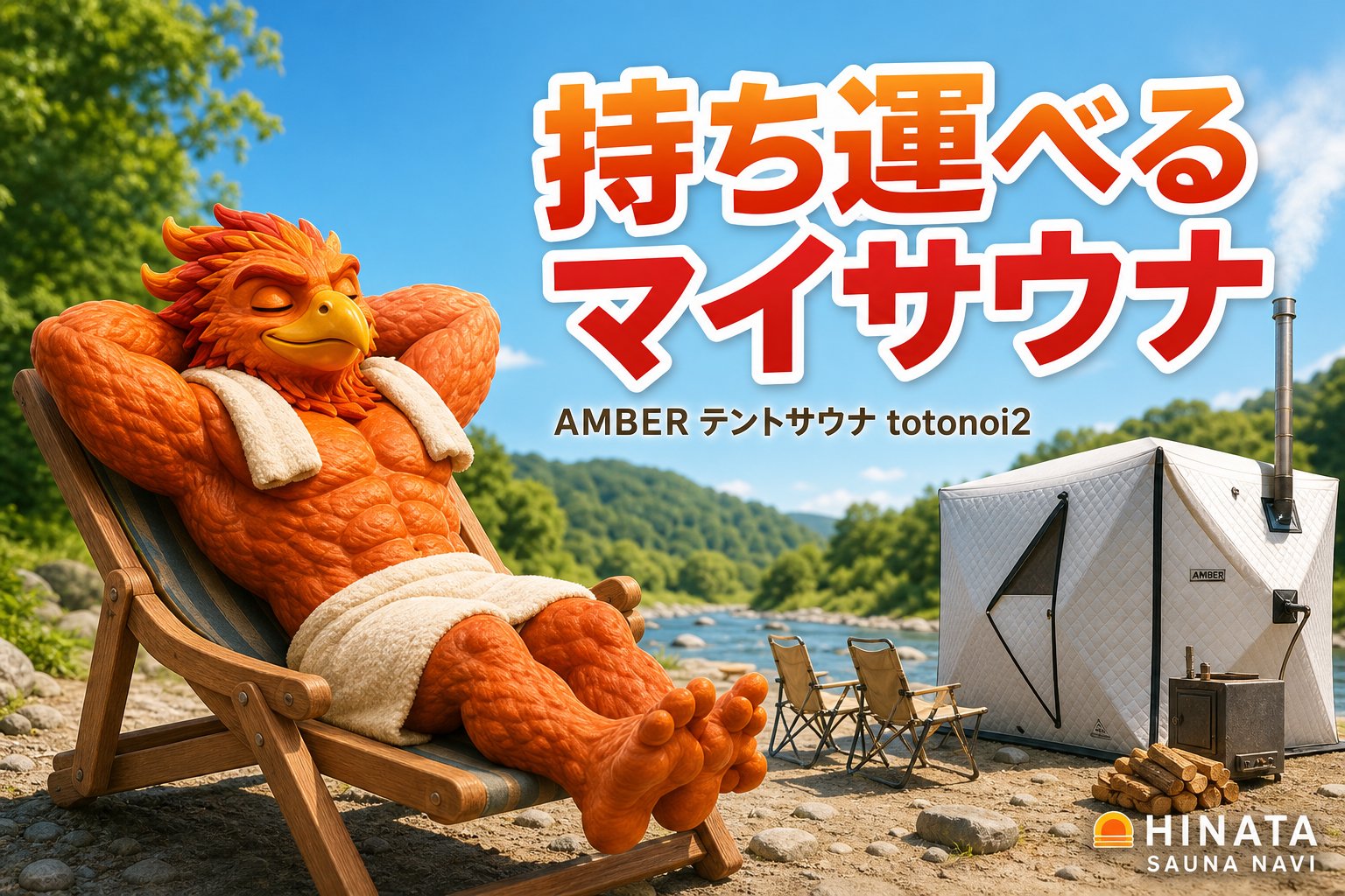 混雑なし、移動なし！自宅でととのうAMBER サウナテント totonoi2の