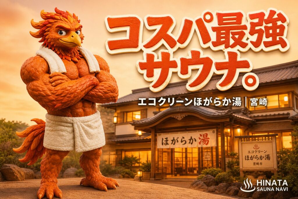 宮崎市民に愛されるコスパ最強のサウナ付き温浴施設｜エコクリーンほがらか湯