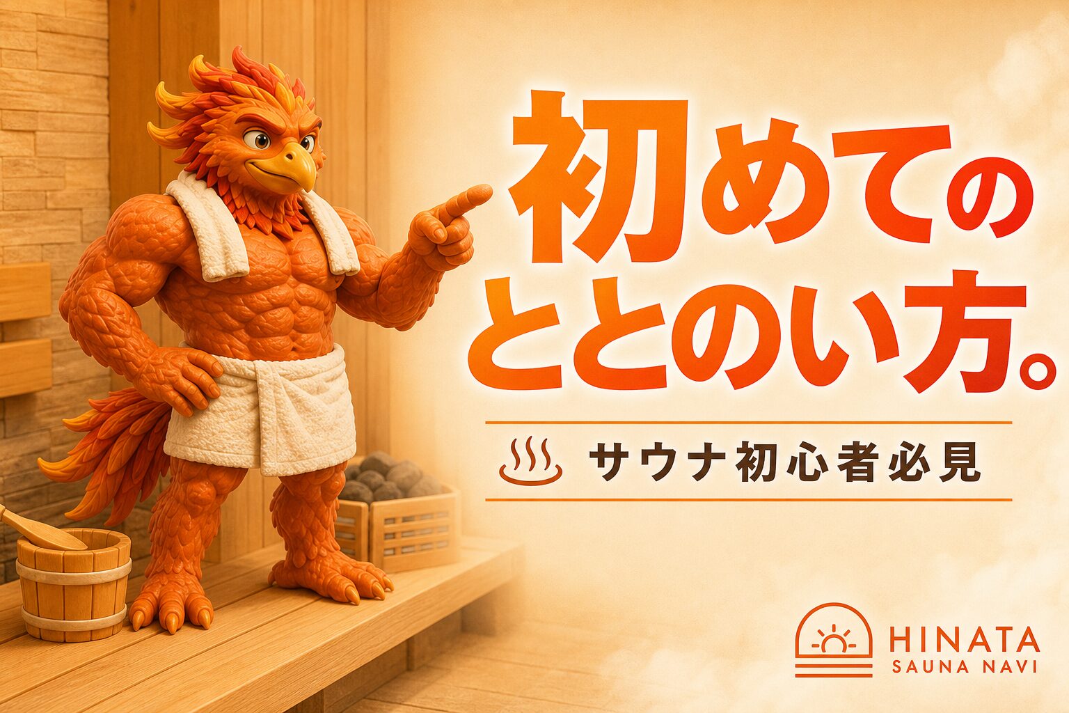 サウナ初心者必見!ここをおさえれば ととのえる サウナのすゝめ