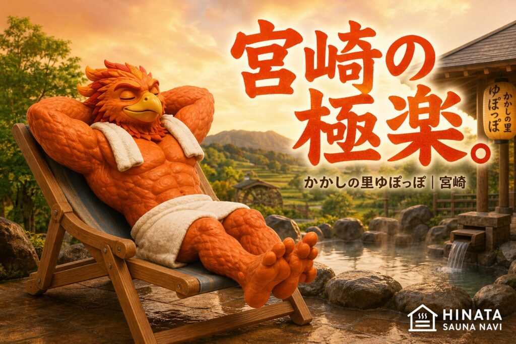 宮崎の極楽！かかしの里ゆぽっぽおすすめサウナで最高のリラクゼーションを体験！