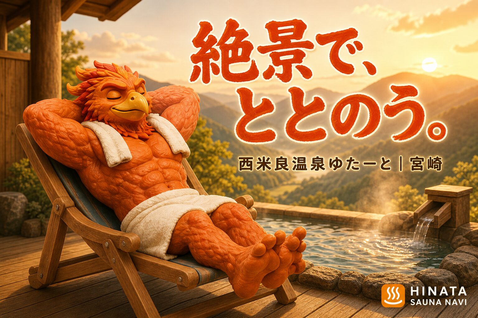 西米良温泉ゆたーとおすすめサウナ!絶景の露天風呂でリラックス