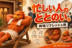 時短リフレッシュ術！忙しいあなたにぴったりのサウナ活用法