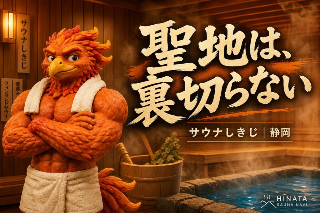 サウナしきじは聖地だった｜薬草サウナと飲める水風呂を実体験【静岡】