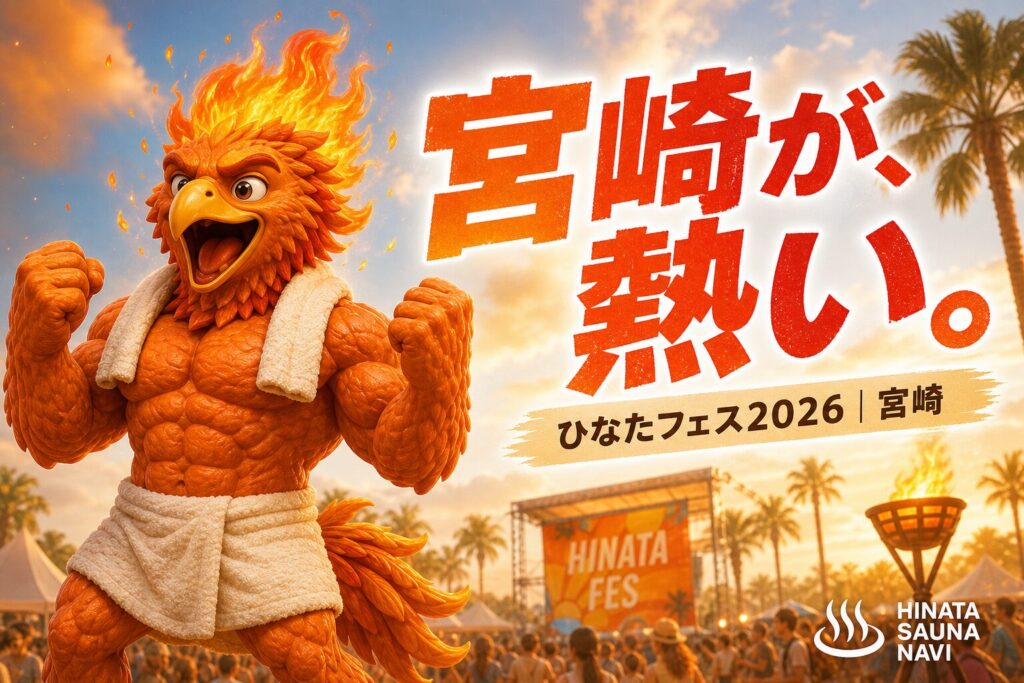 ひなたフェス2026開催決定｜宮崎のイチオシサウナ施設｜スパぱうぱう