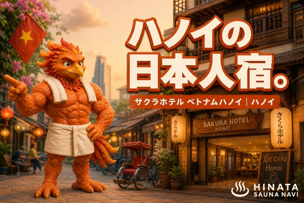 サクラホテル ベトナムハノイ｜日本人向けホテルにあるサウナ