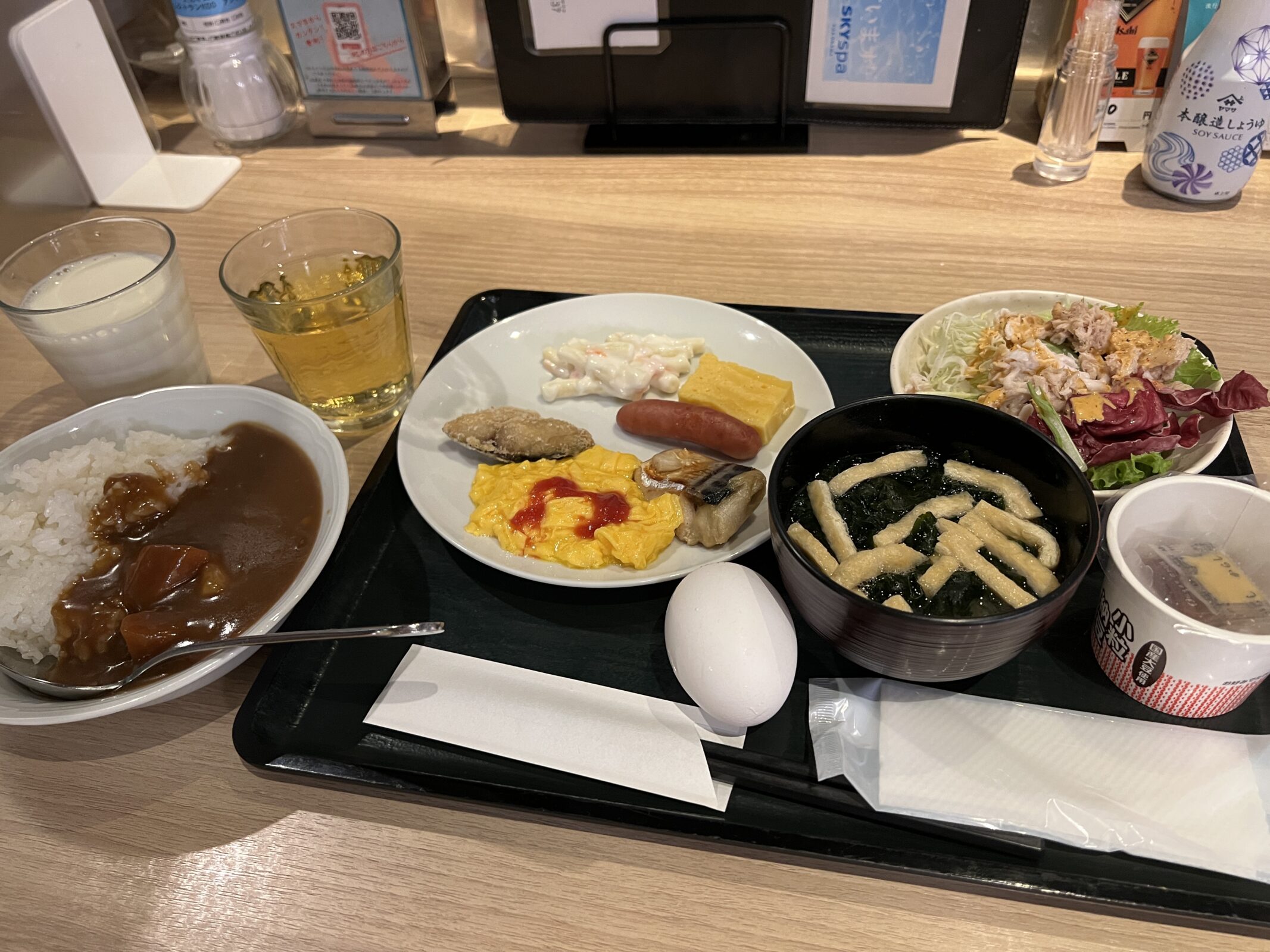 スカイスパYOKOHAMA 朝食ビュッフェ