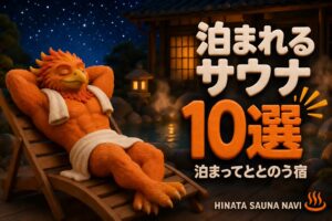 泊まれるサウナ宿10選 アイキャッチ