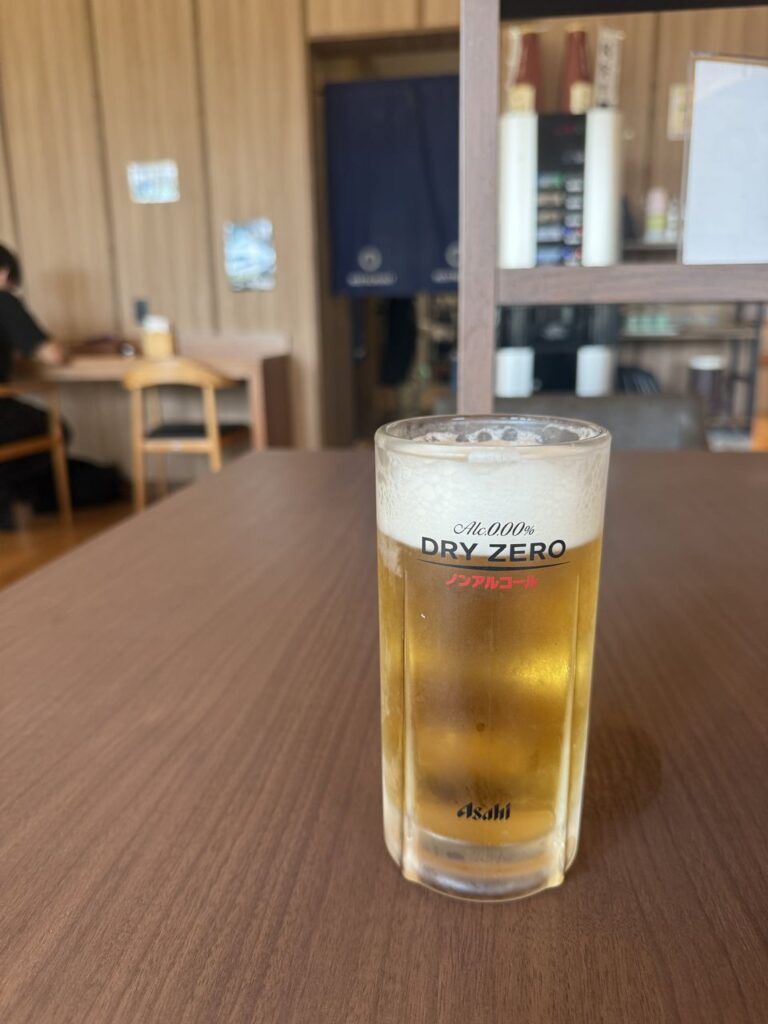 サウナ後のノンアルコールビール