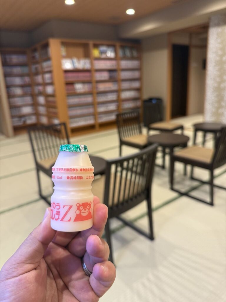 朝の乳酸菌飲料（くまモンパッケージ）